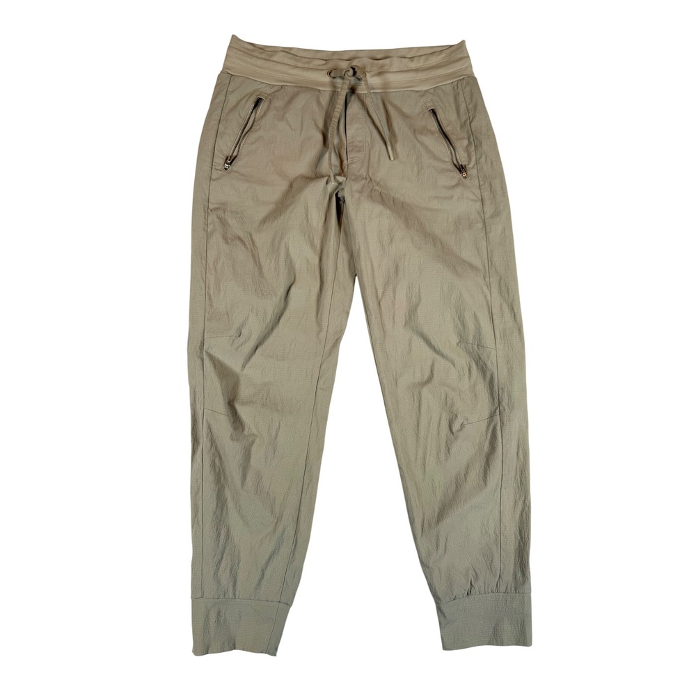 Athleta Trekkie North Jogger Tan Khaki Ripstop Hiking Pants Size 8
